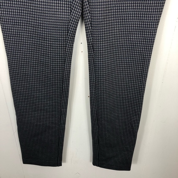 Dalia Houndstooth Pull On Stretch Dress Pants Sz 8 - Picture 7 of 12
